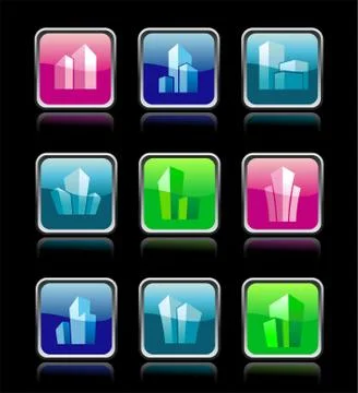 House icon collection Stock Illustration