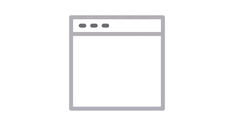 A house icon displayed on a computer screen, symbolizing home or real estat.. Stock Footage 334992114