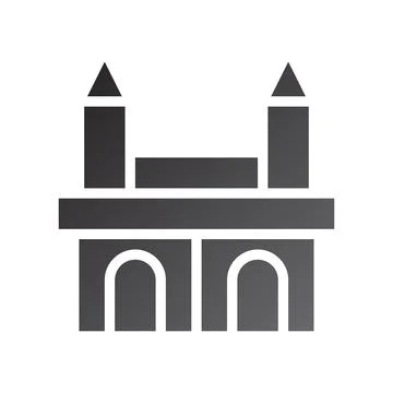 House icon gradient solid black イラスト素材