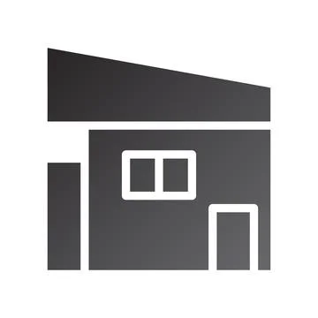 House icon gradient solid black 스톡 일러스트
