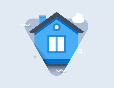 House icon 库存插图