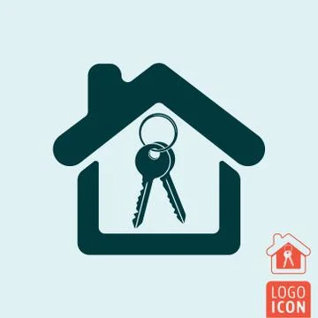 House icon isolated Stock Illustration