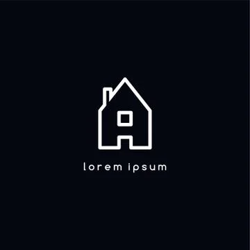 House icon logotype Illustrazione stock