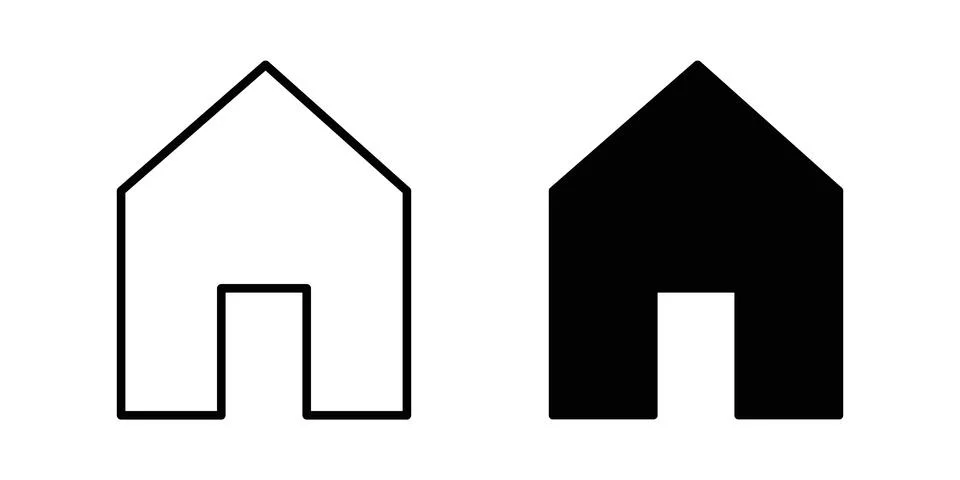 House icon or illustration vector symbols Stock Illustration