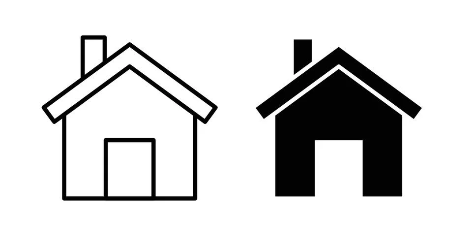 House icon vector editable eps10 Stock Illustration