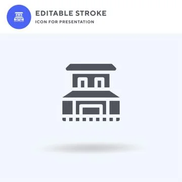 House icon vector, filled flat sign, solid pictogram isolated on white, logo Stock Illustration