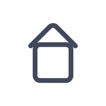 House Icon Vector flat design style Stock Illustration