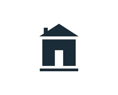 House Icon Vector Logo Template Illustration Design Stock Illustration