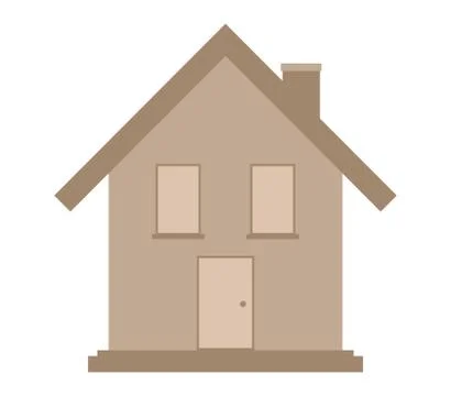 House icon on white background Stock Illustration