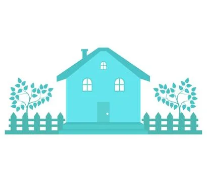 House icon on white background Stock Illustration