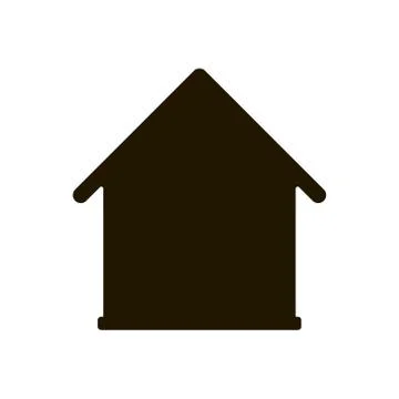 House icon on white background. Vector illustration EPS 10. Stock Illustration