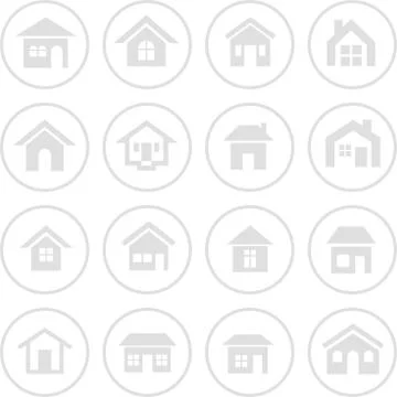 House icons Stock Illustration