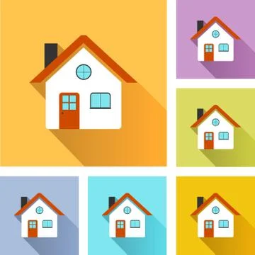 House icons Stock Illustration