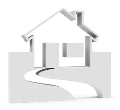The house Stock Illustration