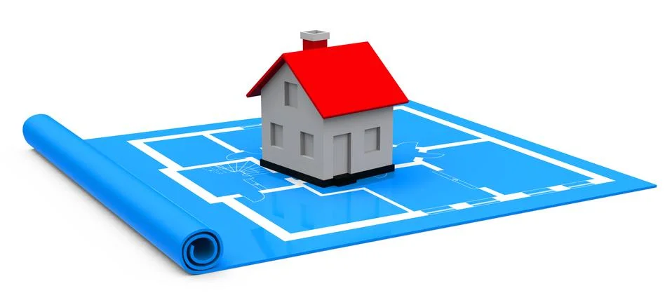 The house Stock Illustration