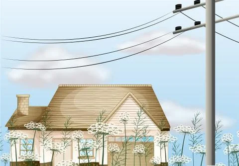 A house Stock Illustration