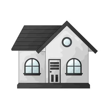 House illustration Ilustración de archivo