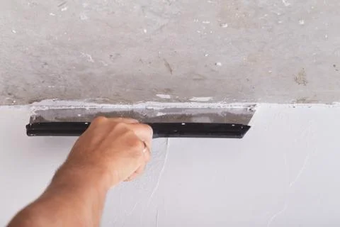 House improvement layer of stucco Stock Photos