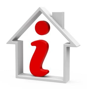 The house information Stock Illustration