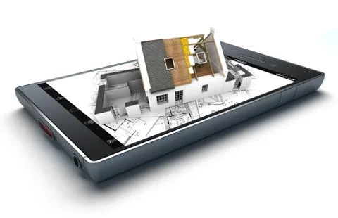 House insulation app Stock Illustration