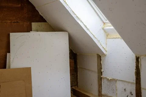 House insulation layers Stock Photos