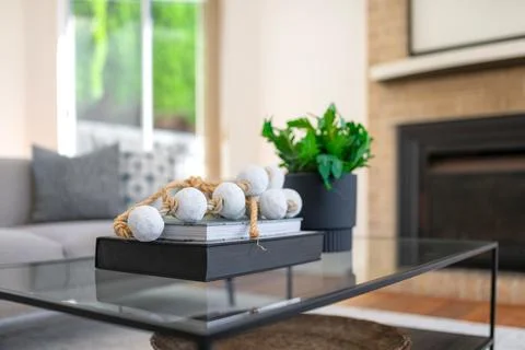House interior decor, inside of modern living room. Home, apartment decoratio Stock Photos
