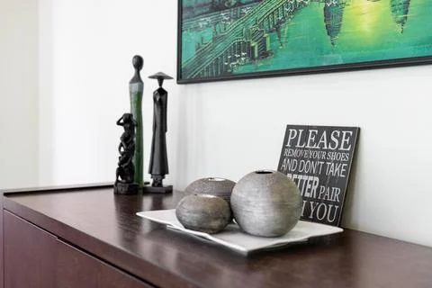 House interior decor, inside of modern living room. Home, apartment decoratio Stock Photos