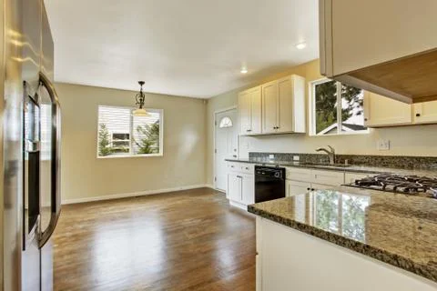 House interior. kitchen room Stock Photos