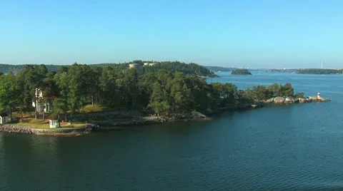 House on the island Vídeos de archivo 8928285