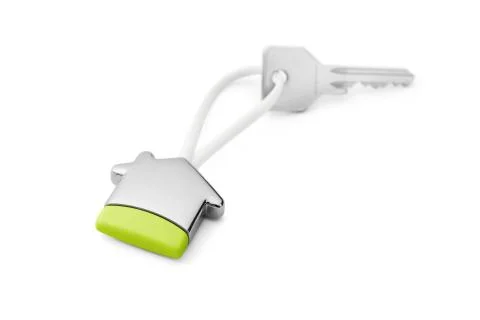 House key with clipping path Stock Photos