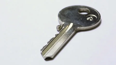 House Key Closeup Stock Footage 39375761
