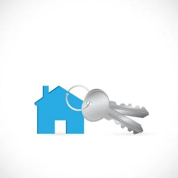 House Key Illustration Stock Illustration