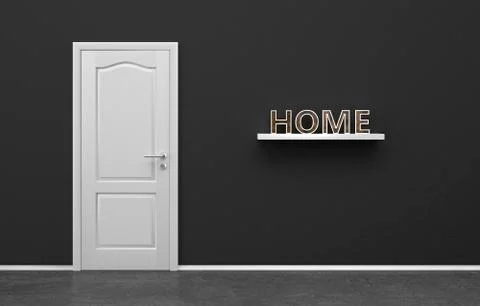 House key with keychains - Illustration Stock Illustration