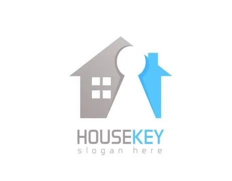 House key logo Stock Illustration