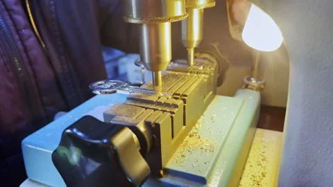 House Key Machine Working 1 Stock Footage 204735845