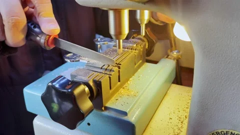 House Key Machine Working 3 Stock Footage 204736584