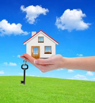 The house with key  Stock Photos