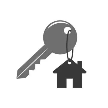 House key security icon Stock Illustration