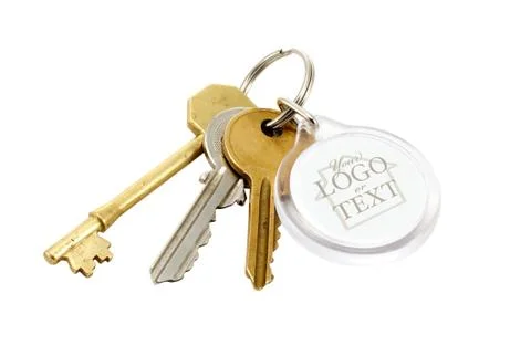 House keys blank tab Stock Illustration