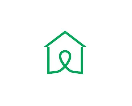 House line logo Stock Illustration
