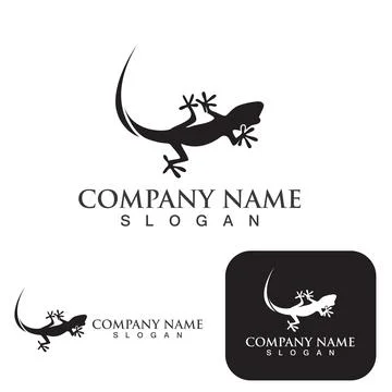 House lizard vector print template Stock Illustration
