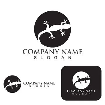 House lizard vector print template Stock Illustration