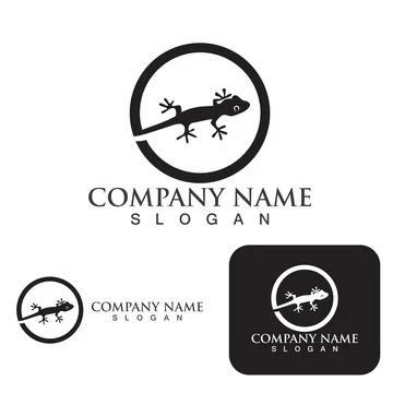 House lizard vector print template Illustrazione stock
