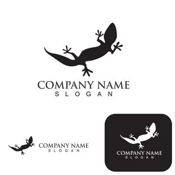 House lizard vector print template Stock Illustration