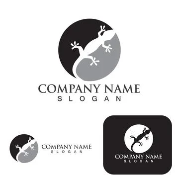 House lizard vector print template Stock Illustration