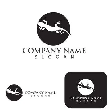 House lizard vector print template Stock Illustration