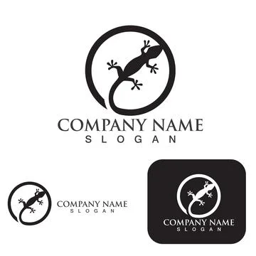 House lizard vector print template Illustrazione stock