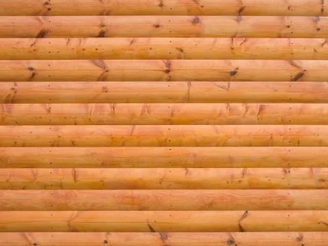 House log wall Stock Photos