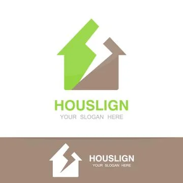 House logo design template Stock Illustration