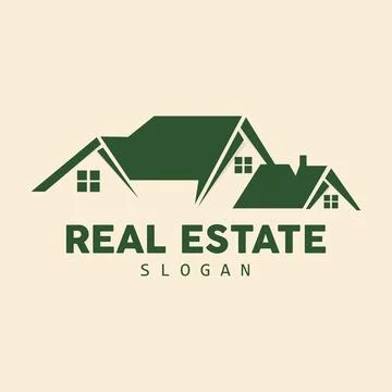 House Logo, Real Estate Logo Construction Building Vector, Minimalist Elega.. Ilustración de archivo